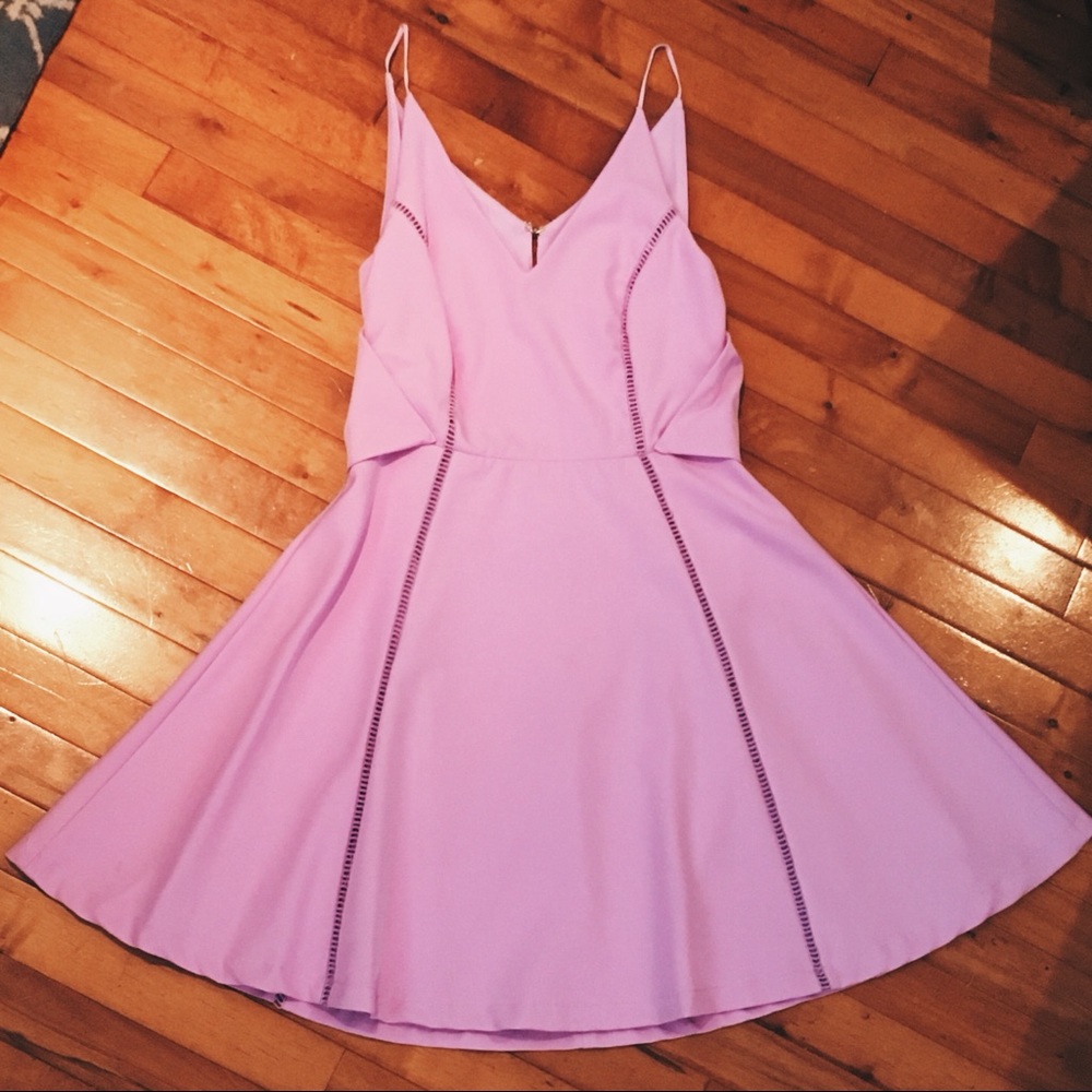 V-NECK SKATER SKIRT DRESS 💜 (from Nordstrom!)